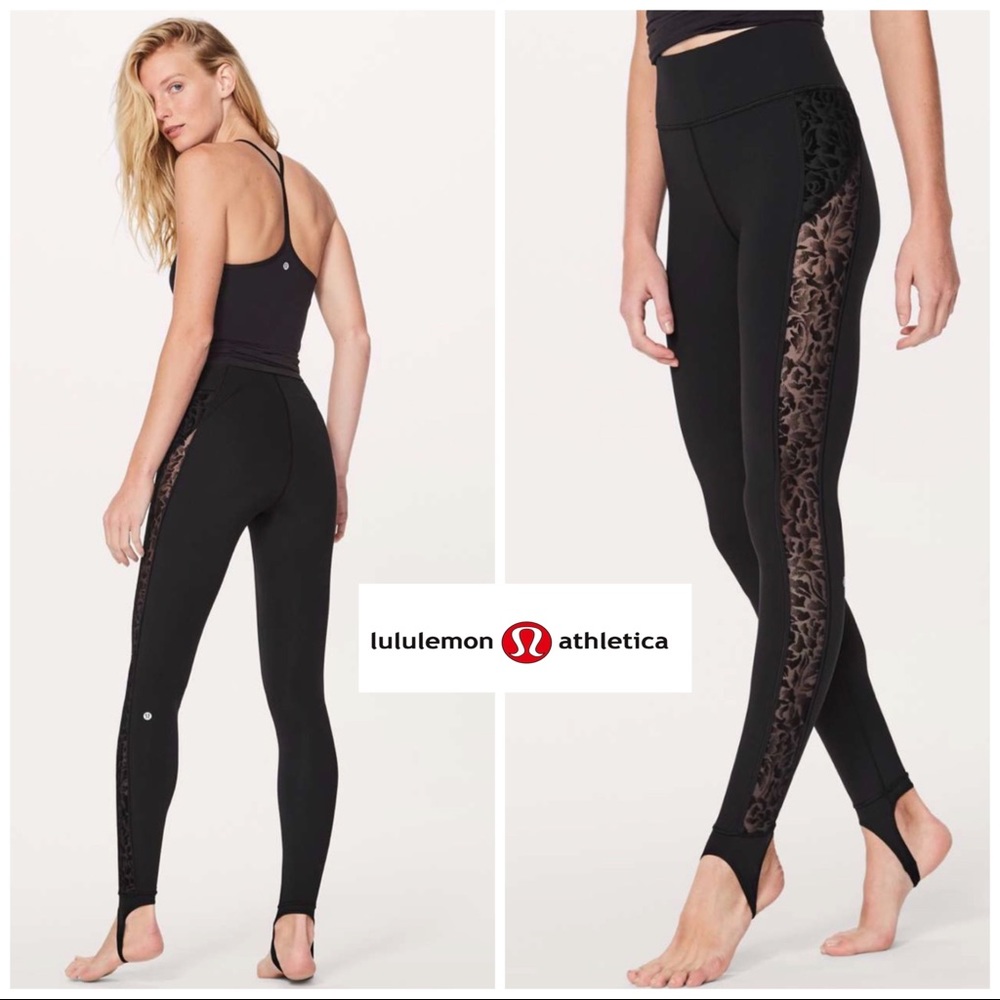 SOLD Lululemon Hold On Flock Mesh Black - Picture 1 of 8